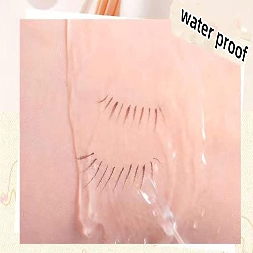 Double Tip Lower Eyelash Pencil, Dual-pronged Tip Eyelash Pencil, Eyeliner Nero Per Ciglia Inferiori, Quick Drying Eyeliner Waterproof Penna Pour Beginner Makeup