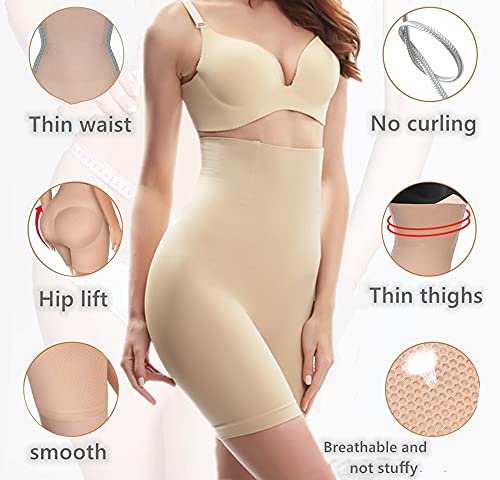 SOLO ACTFIT Intimo Modellante da Donna Guaina Contenitiva a Vita Alta Mutande Shapewear Dimagranti Pantaloncini Controllo Ventre Body Shaper (Nero, L)