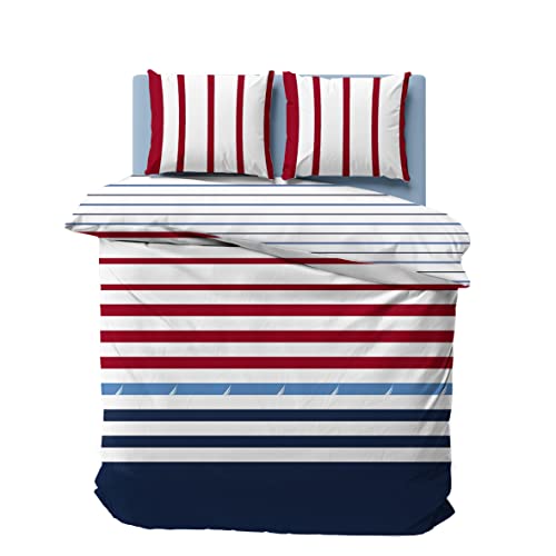 NAUTICA Home FINN Set di biancheria da letto 100% cotone 255X205+2X50X80