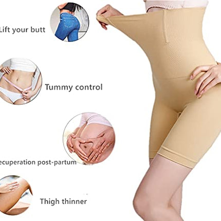 SOLO ACTFIT Intimo Modellante da Donna Guaina Contenitiva a Vita Alta Mutande Shapewear Dimagranti Pantaloncini Controllo Ventre Body Shaper (Nero, L)