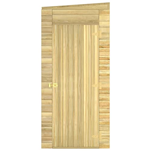 Camerina Capanno da Giardino 105x110x218 cm in Legno di Pino Impregnato,Capannone da Giardino,Casetta da Giardino,Casetta Attrezzi Giardino