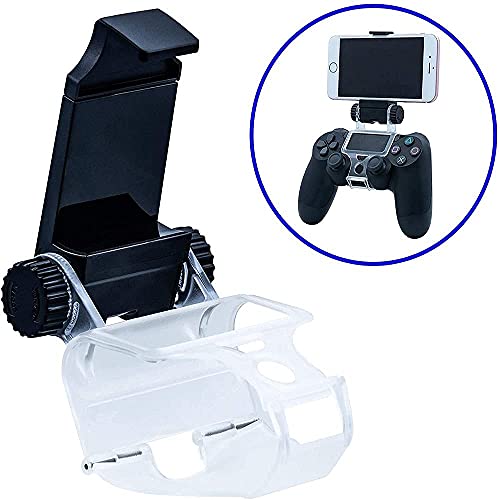 Link-e : Smartphone universale, telefono, supporto per cellulare compatibile con controller wireless Sony Dualshock PS4, PS4 Slim, PS4 PRO (controller NON incluso)