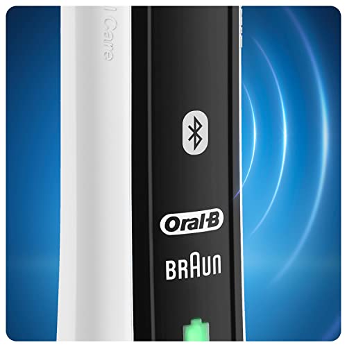 Oral-B Spazzolino Elettrico Ricaricabile Smart 4 4500 CrossAction, Nero, 3 Modalità Di Spazzolamento, 2 Testine, Custodia Da Viaggio Premium + Dentifricio Oral-B Sensibilità E Gengive Calm Classico