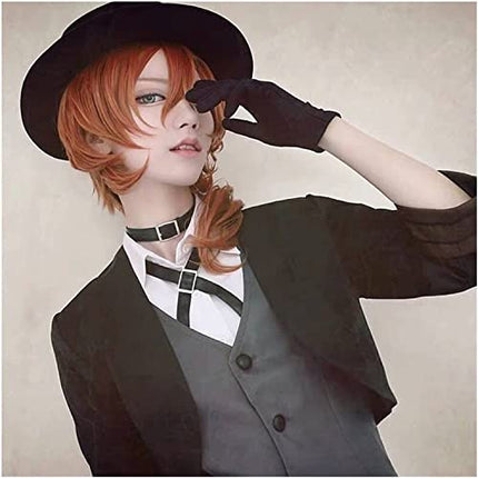 Chuya Nakahara Chuuya Cosplay Resistente Al Calore Parrucca Sintetica Dei Capelli