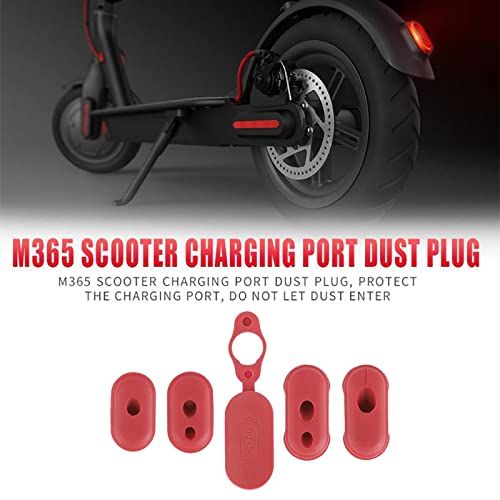 Porta di Ricarica per Scooter Elettrico Coperchio Anti-polvere,M365 Pezzi di Scooter Elettrico Porta di Ricarica,Tappo Porta caricatore per Monopattino,Per XIAOMI M365,M365pro - 5 pezzi