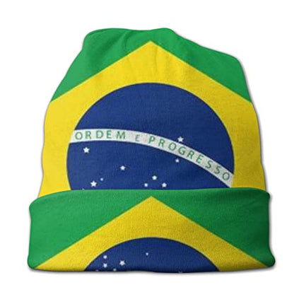 Cappelli per Donne Uomini Brasile Bandiera Unisex Running Skull Cap Inverno Estate Sport Cappello