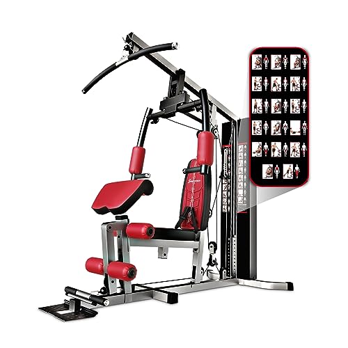 Sportstech - HGX100 Stazione Multifunzione Palestra, 45-in-1 Attrezzi Palestra Casa con Palestra Multifunzione, Stepper, Lat Machine e Altro, Stazione Premium Home Gym per L'allenamento di Tutto il