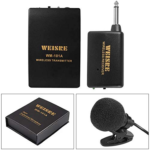 DOBO Microfono wireless radiomicrofono senza fili professionale VHF ricevitore WM-101A mic audio spettacolo classe conferenze