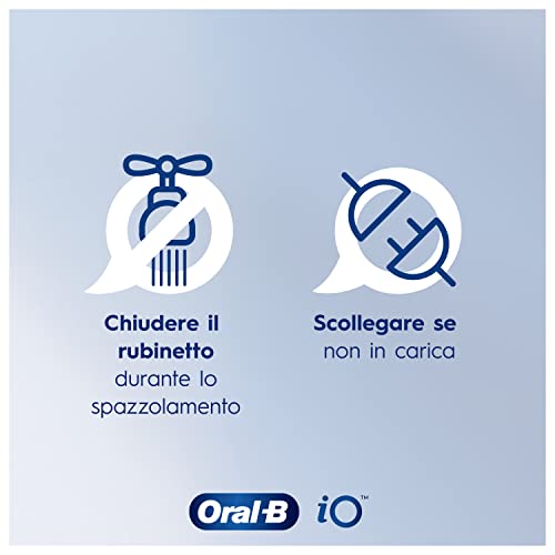 Oral-B Spazzolino Elettrico Ricaricabile iO 5N, Sensore di Pressione, Intelligenza Artificiale, 5 Modalità di Spazzolamento, 1 Testina, 1 Spazzolino, 1 Custodia da Viaggio, Nero, Idea Regalo