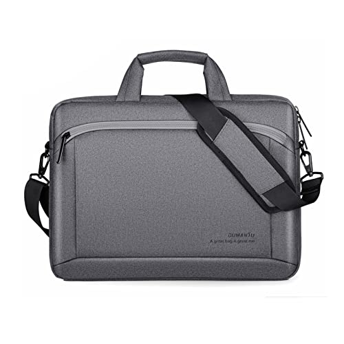 FANDARE Borsa Porta PC Borsa per 12.9 pollice Laptop Borsa Messenger Borsa a Tracolla Ventiquattrore per Donna Uomo Insegnanti Scuola Viaggio Lavoro Università ScuolaGrigio scuro