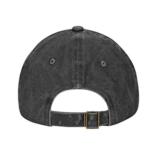 Lavato Denim Brasile Bandiera Brasile Berretto Da Baseball Brasile Uomini Nero Vintage Cotone Cappello Unisex Papà Camionista Cappelli Donne, Nero , 7 / 7 1/4