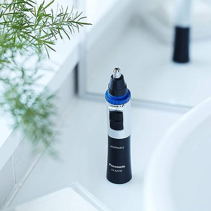 Panasonic ER-GN30-K503 Rifinitore di Precisione per Naso, Orecchie e Sopracciglia, Tagliapeli Resistente all'Acqua, Nero