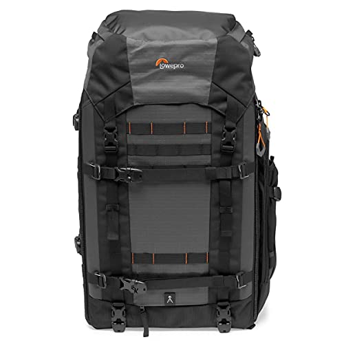 Lowepro Pro Trekker BP 550 AW II Zaino Fotografico Outdoor con Divisori MaxFit per Laptop/iPad 15", Pro Mirrorless e DSLR, Sony, Canon, Nikon, Gimbal, Drone, DJI, Nero/Grigio Scuro