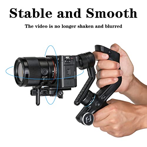 FeiyuTech SCORP Mini [ufficiale] stabilizzatore 4 in 1, Gimbal stabilizzatore 3 assi per smartphone, Gopro, action camera e fotocamera mirrorless, touch screen, 13 ore di durata della batteria