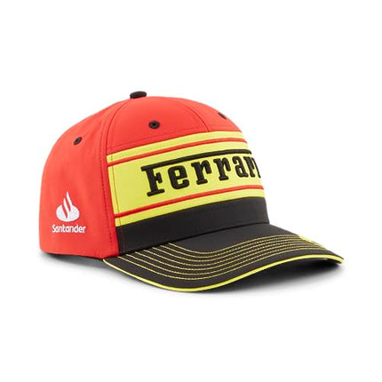 PUMA Scuderia Ferrari Cappello Charles Leclerc Monza 2023 Special Edition - Rosso/Giallo/Nero - Taglia Unica