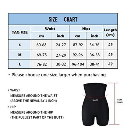 SOLO ACTFIT Intimo Modellante da Donna Guaina Contenitiva a Vita Alta Mutande Shapewear Dimagranti Pantaloncini Controllo Ventre Body Shaper (Nero, L)