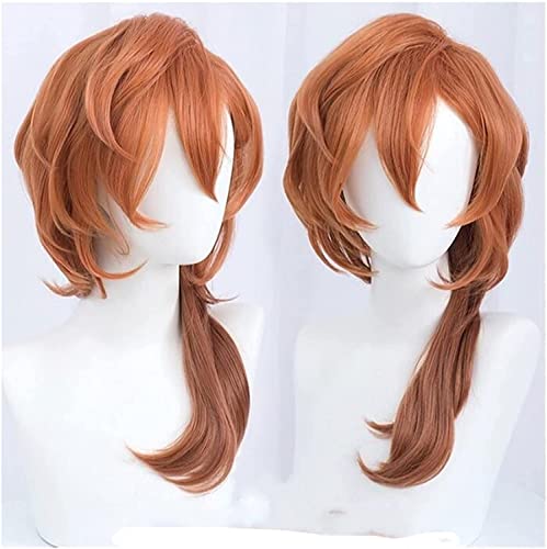 Chuya Nakahara Chuuya Cosplay Resistente Al Calore Parrucca Sintetica Dei Capelli