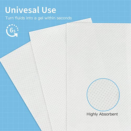 Commode Liner con cuscinetti assorbenti,40 sacchetti usa e getta super assorbenti, sacchetti usa e getta, sacchetti igienici portatili, sacchetti igienici da campeggio, Assorbono fino a 1000 ml