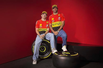 Scuderia Ferrari Tshirt Monza 2023 Edizione Speciale - Rosso/Giallo/Nero - Taglia: M
