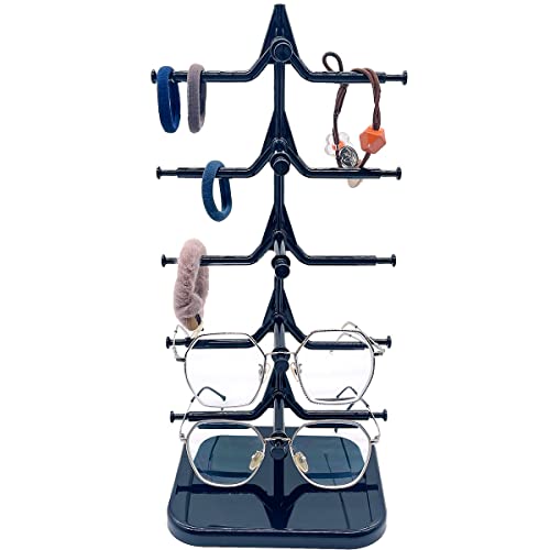 Supporto per occhiali Portaocchiali Espositore Da Sole Per Occhiali a 5 Strati Sole Sunglasses Display per la Conservazione e la Presentazione, per casa, ufficio, scrivania, idea regalo