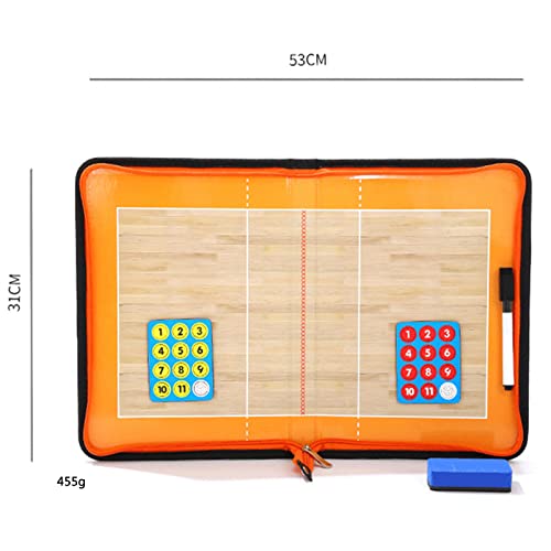 RoseFlower Lavagna da Allenatore di pallavolo lavagne Bianche da pallavolo, tattic Coaches Strategy Board Coach, ausili per l'addestramento, cancellabile a Secco, Magnetico, Lavagna per tattiche#2
