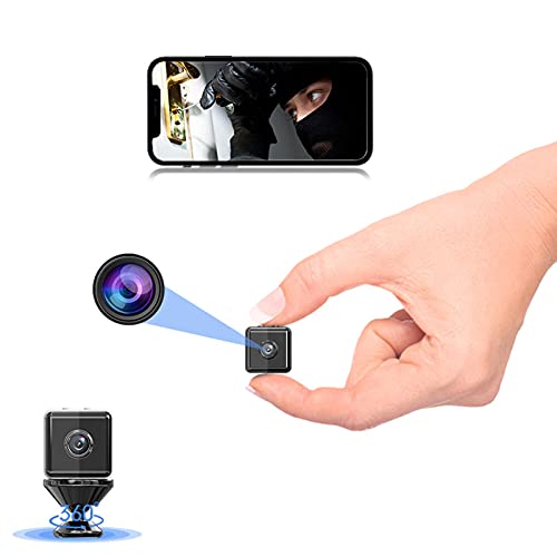 Telecamera Spia Wifi indoor 1080P HD Mini Telecamera Nascosta Microcamera Senza Fili Videocamera Sorveglianza Per Auto/Casa/Bambini Lunga Durata Esterno/Interno Spy Cam