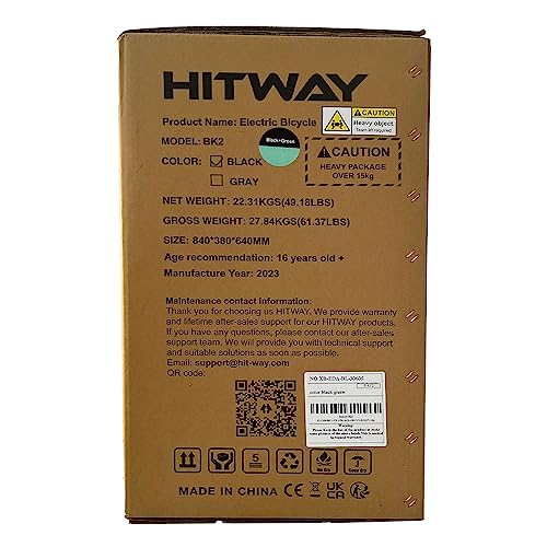 HITWAY Bk2, BK2-BLACKGREEN Unisex Adulto, Nero, Taglia Unica