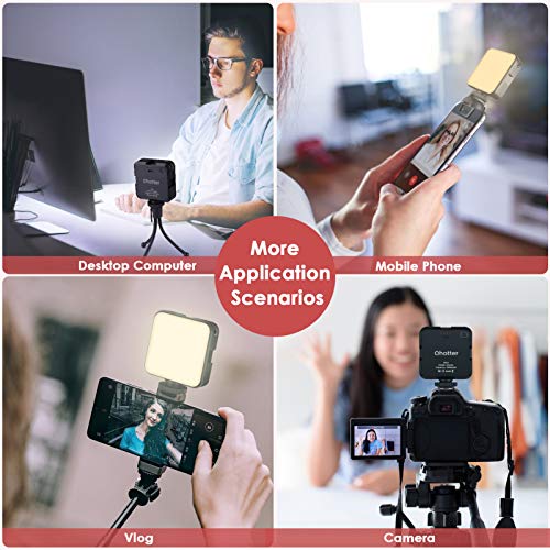 Luce per Videoconferenza, Zoom Ring Light, Luce ad Anello per Webcam & Computer/Laptop Portatile, Luce per Selfie con Stativo Treppiede & Clip per Tik Tok, Telefono, Fotografia, Youtube