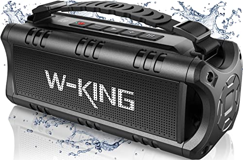 W-KING Cassa Bluetooth Potente, 30W Altoparlante Speaker Portatile 24 Ore di Riproduzione, Impermeabile senza fili all'aperto con NFC, TF Card e USB-Wiedergabe, basso ricco