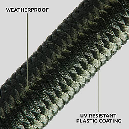 Pluvios Ganci Elastici - 10 Corde Elastiche con Gancio - Multiuso e di Varie Taglie - Corde Elastiche per Teloni, Portapacchi, Campeggio - Resistenti a Intemperie e Raggi UV