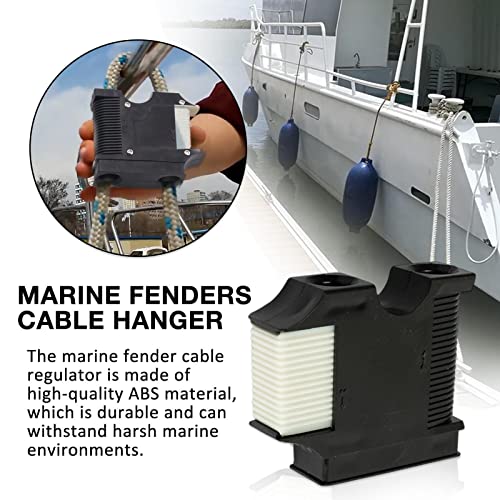 Fukamou Gancio parabordo per Nave | Marine Fenderboard Anti‑Collision Ball Holder,Paraurti per Barche, regolatore per Gancio per Cavi, parabordi per Barche