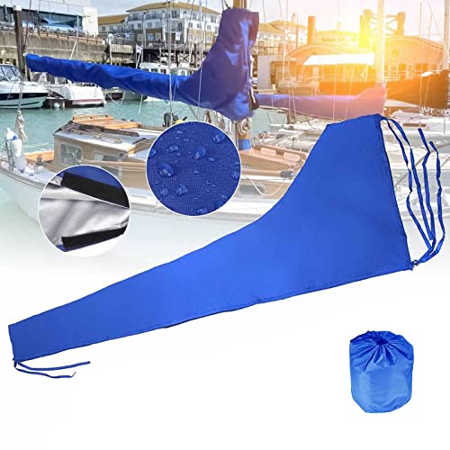 KAYBTNT Copertura Randa Boma, Tessuto Oxford 420D Copri Randa Barca a Vela, Impermeabile Durevole Antistrappo, Copriranda Anti Raggi UV, Lazy Bag Randa,10 to 11FT/340x95cm