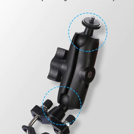 Bastone per Selfie Estensibile Monopiede Treppiedi con Adattatore per Bici e Moto, compatibile con Telecamera d'azione GoPro Hero Insta360