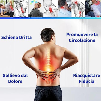 Busto Fascia Correttore Posturale per Spalle e Schiena, Supporto Postura Schiena per Schiena Dritta Uomo e Donna, Raddrizza Spalle, Alta Efficienza e Qualità, Traspirante e Confortevole,XL