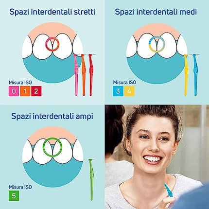 TePe - Scovolino interdentale Angle, 0,5 mm, 6 pezzi