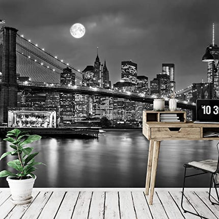 Sfondo Fotografico New York City 352 x 250 cm Lana Sfondo Salotto Camera da letto Ufficio Corridoio Decorazione Murali Decorazione da muro moderna - 100% FATTI IN GERMANIA - 9101011b