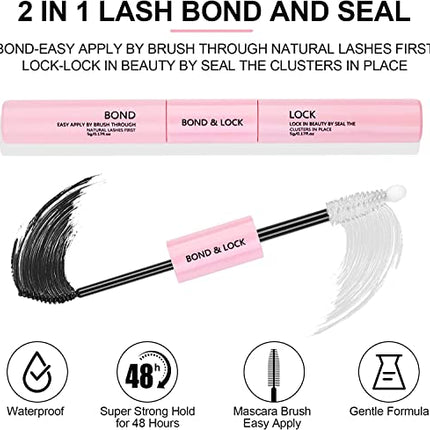 Fenshine,Ciglia a grappolo, 144 ciglia individuali a stelo largo C/D Curl 9-15 mm, lunghezza fai da te, per uso personale a casa (144 pezzi mix 9-15 mm, kit di estensione per ciglia)
