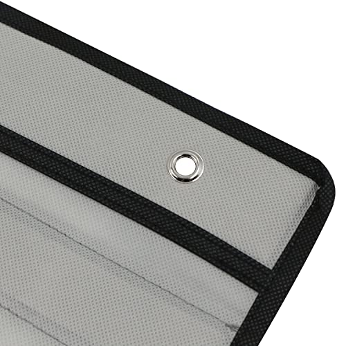 duozoanz Organizer Appendere Custodia Stoccaggio Pensile - Rete Sacchetti Sospeso Mensola Parete Organizzatore Sopra Porta con 5 Grandi Tasche e 2 Ganci per Bagno Peluche Armadio, Grigio