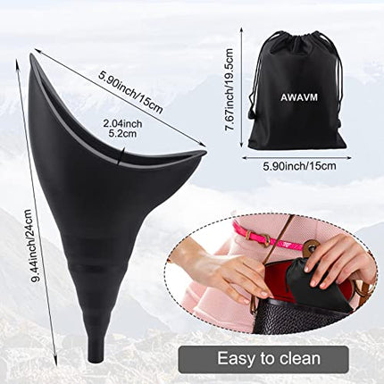 AWAVM Piscio In Piedi Donna Regalo Donna Toilette Campeggio Car Accessori, Orinatoio Donna Borsa da Trekking Viaggio Accessori Campeggio Toilette Portatile WC, Orinatoio per Donna Pipì In Piedi Imbuto