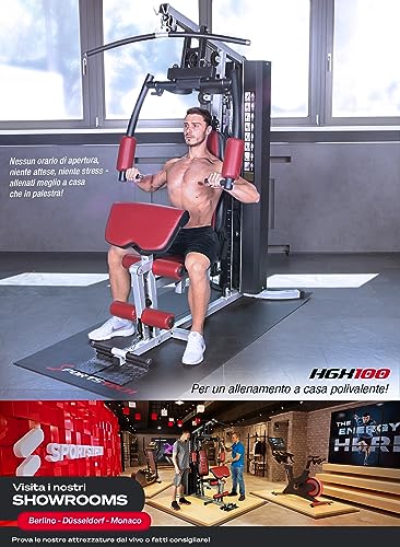 Sportstech - HGX100 Stazione Multifunzione Palestra, 45-in-1 Attrezzi Palestra Casa con Palestra Multifunzione, Stepper, Lat Machine e Altro, Stazione Premium Home Gym per L'allenamento di Tutto il