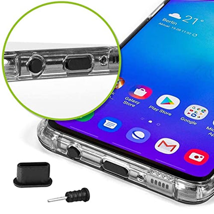 Kit Antipolvere per Telefono Cellulare Adesivo in Rete per Altoparlante Antipolvere Protezione del Cavo Coperchio per Porta Tipo C per Porta di Ricarica per Altoparlante Mobile e Jack per Auricolari