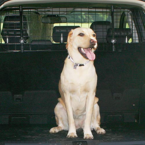 Sakura SS5259 - Divisorio per Cani da Auto per Poggiatesta, Facile Montaggio, per Berline, Station Wagon Suv, Mpv, Larghezza Regolabile, Montaggio Senza Strumenti