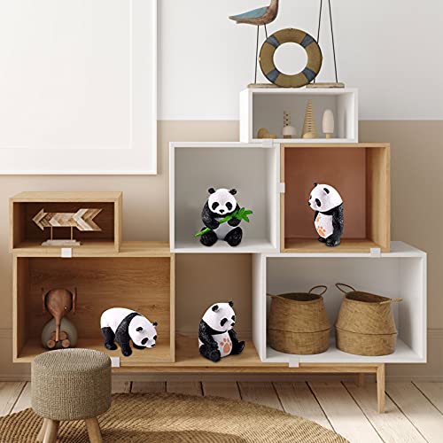 ZQO 4 Pezzi Ornamenti Panda Giardino Micro Paesaggio Ornamento Bonsai Decorazioni Artigianato Accessori Torta Casa Cinese Creativa Bambole