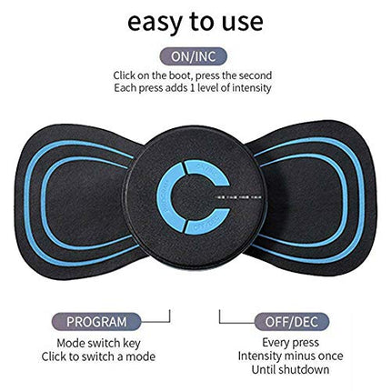 Portable Mini Electric Neck Massager, Cervical Massage, Back Massager Relieve fatigue and improve blood circulation