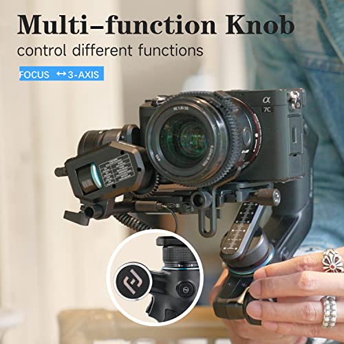 FeiyuTech SCORP Mini [ufficiale] stabilizzatore 4 in 1, Gimbal stabilizzatore 3 assi per smartphone, Gopro, action camera e fotocamera mirrorless, touch screen, 13 ore di durata della batteria