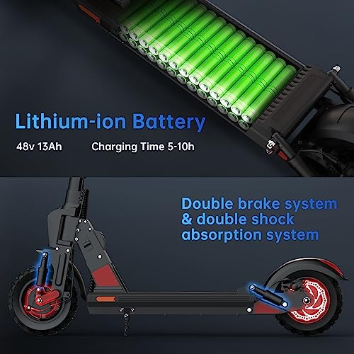 urbetter Monopattino Elettrico Adulti Scooter Elettrico Pneumatici 10 Pollici Monopattino Elettrico-C1 Pro