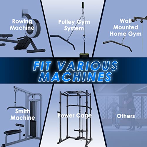 Barra Lat Machine Palestra Casa, Barra Fitness Pull Down con Schiuma per Lat Machine Attrezzi Palestra in Casa, Sbarra per Rack Palestra Power Station Smith Machine Bicipiti Tricipiti Workout (85cm)