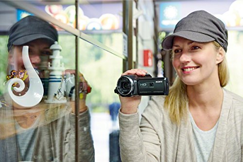 Sony HDR-CX405 Videocamera Full HD con Sensore CMOS Exmor R, Ottica Zeiss 26.8 mm, Zoom Ottico 30x, SteadyShot Ottico, Nero