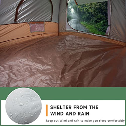 Umbalir Tenda gonfiabile per 2 persone, tenda pop-up, montata in 110 secondi e riconfezionata (385 x 240 x 170 cm)