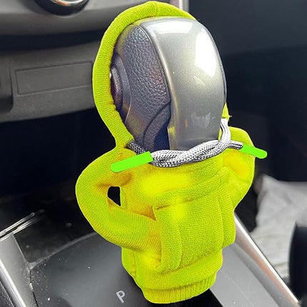 Felpa con cappuccio pomello del cambio, copertura del cambio per auto, felpa con cappuccio del cambio universale, divertente decorazione del pomello del cambio, copertura del pomello del cambio